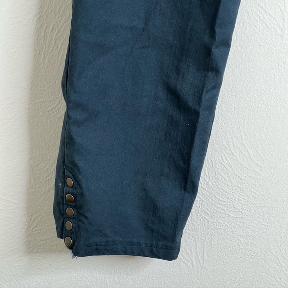 Soft Surroundings Blue Elastic Waist Metro Skinny Snap Ankle Pants Size 2X - Picture 5 of 14